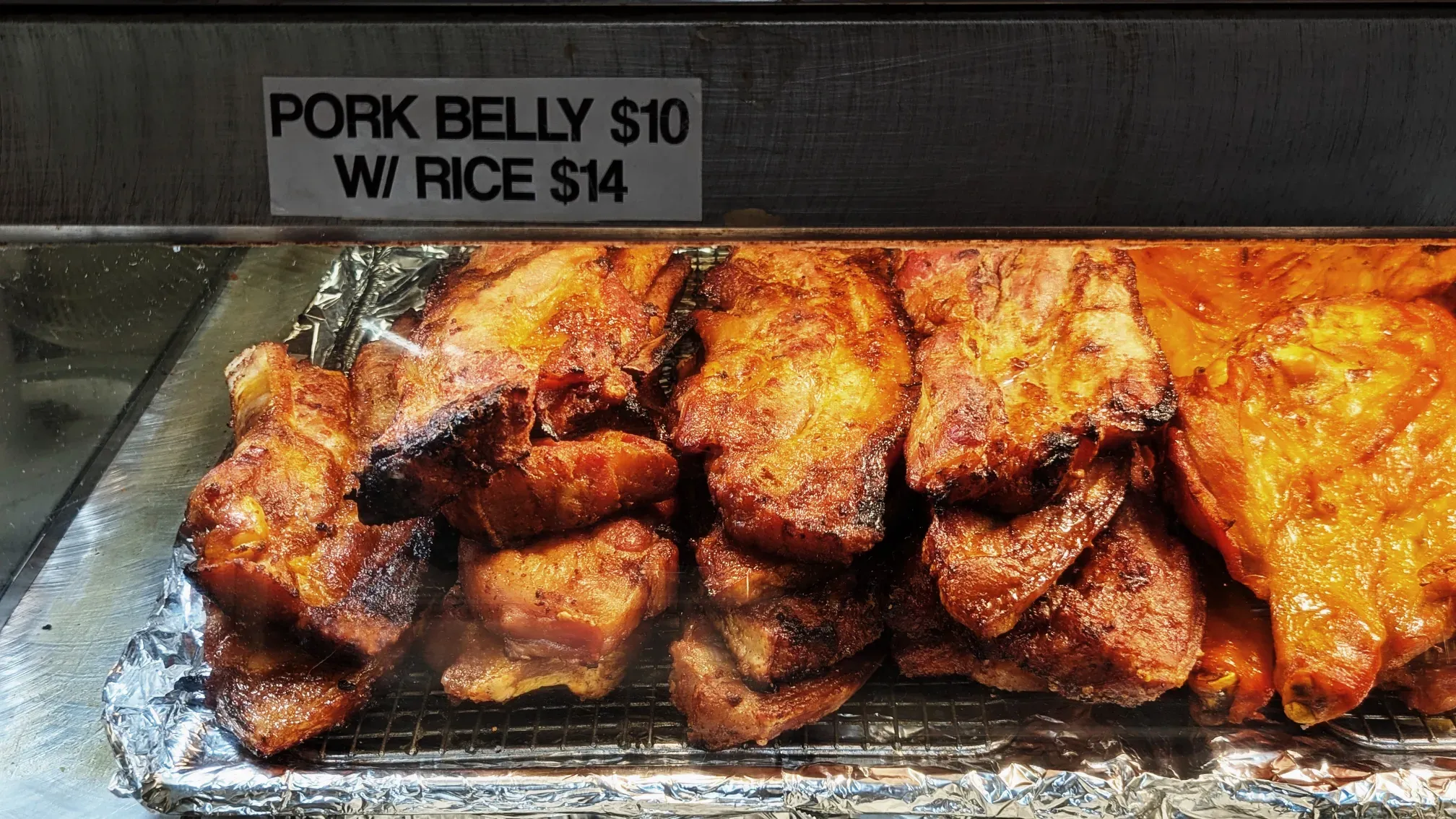Crispy Pork Belly with Sticky Rice